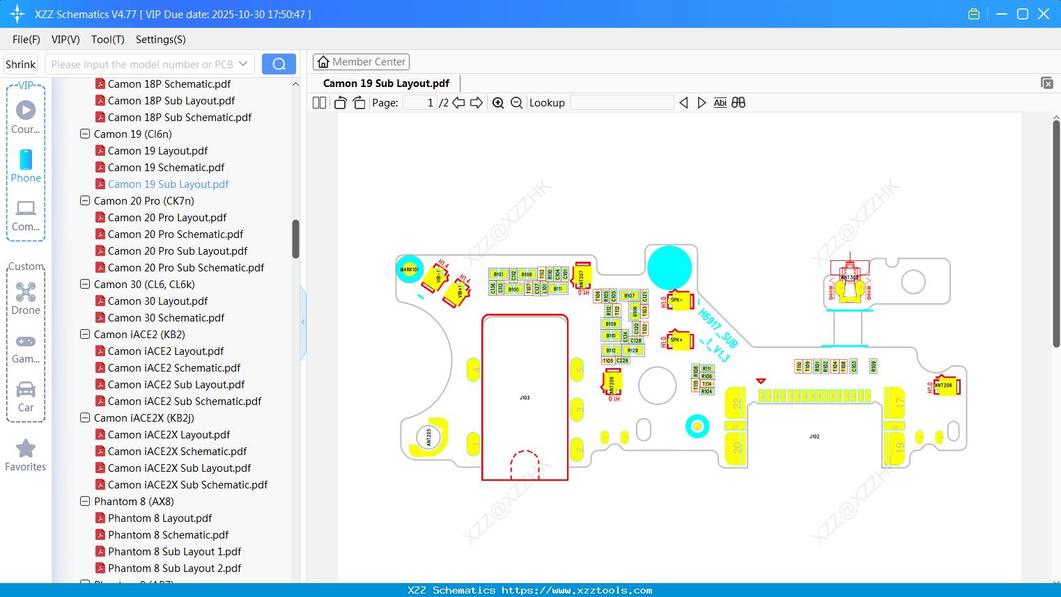 Tecno Camon 19 Sub Layout